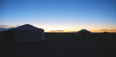 Mirage Ger Camp in the Gobi Desert
