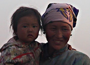 Mongolian Mother & Child