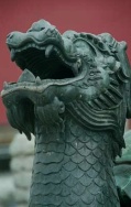 Closeup of the dragon head