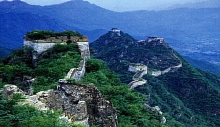 The The Badaling section of the Great Wall of China
