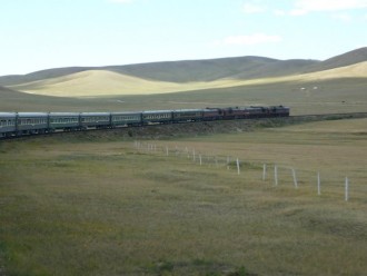 The train into Mongolia