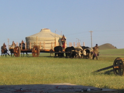 Mongolian version of Wagon Train