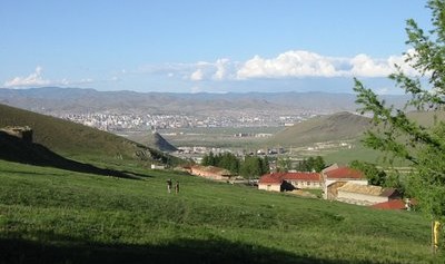 Distant view of Ulaan Baatar