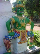 A Statue on Temple grounds